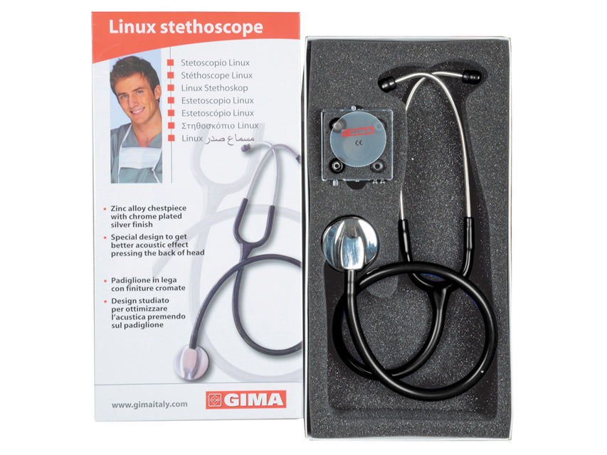 ADULT LINUX STETHOSCOPE - Y black – BENCHMARK